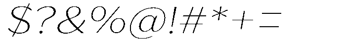 Bankins Expanded Bankins Thin Xc AExpanded Slant Font OTHER CHARS