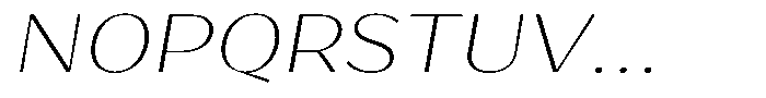 Bankins Expanded Bankins Thin Xc AExpanded Slant Font UPPERCASE