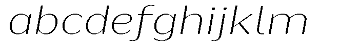Bankins Expanded Bankins Thin Xc AMr AExp Slant Font LOWERCASE