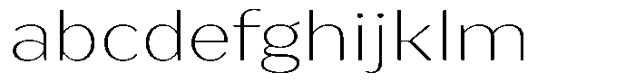 Bankins Expanded Bankins Thin Xc AMr AExpanded Font LOWERCASE