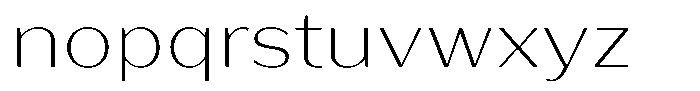 Bankins Expanded Bankins Thin Xc AMr AExpanded Font LOWERCASE