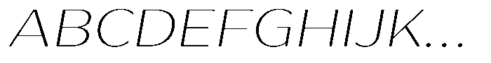 Bankins Expanded Bankins Thin Xc AMr BExp Slant Font