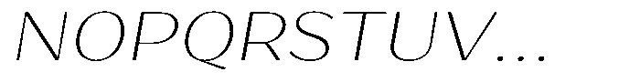 Bankins Expanded Bankins Thin Xc AMr BExp Slant Font UPPERCASE