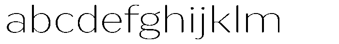 Bankins Expanded Bankins Thin Xc AMr BExpanded Font LOWERCASE