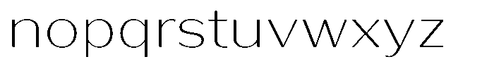 Bankins Expanded Bankins Thin Xc AMr BExpanded Font LOWERCASE