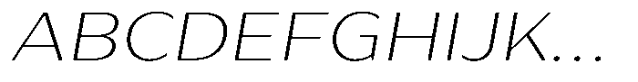 Bankins Expanded Bankins Thin Xc BExpanded Slant Font