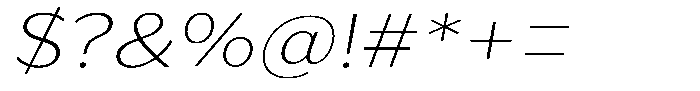 Bankins Expanded Bankins Thin Xc BMr AExp Slant Font OTHER CHARS