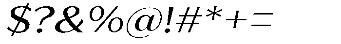 Bankins Expanded Bankins Xc AMr AExpanded Slant Font OTHER CHARS