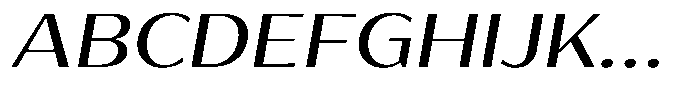 Bankins Expanded Bankins Xc AMr AExpanded Slant Font
