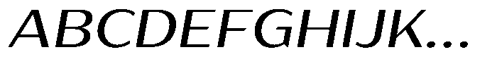 Bankins Expanded Bankins Xc BExpanded Slant Font