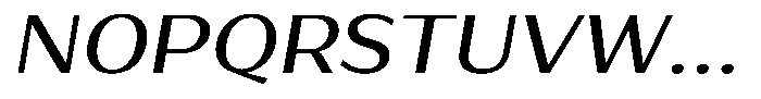 Bankins Expanded Bankins Xc BMr AExpanded Slant Font UPPERCASE