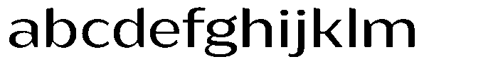 Bankins Expanded Bankins Xc BMr AExpanded Font LOWERCASE
