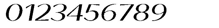 Bankins Expanded Slant Font OTHER CHARS