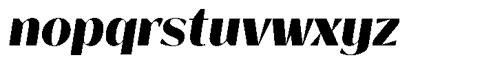 Bankins Normal Bankins Black Mr A Slant Font LOWERCASE