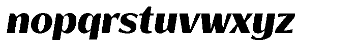 Bankins Normal Bankins Black Xc A Mr A Slant Font LOWERCASE