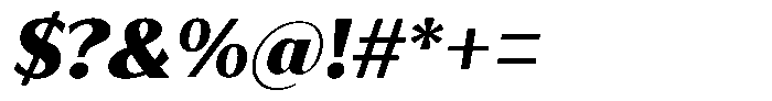 Bankins Normal Bankins Black Xc A Mr B Slant Font OTHER CHARS