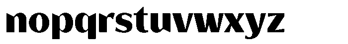 Bankins Normal Bankins Black Xc A Font LOWERCASE