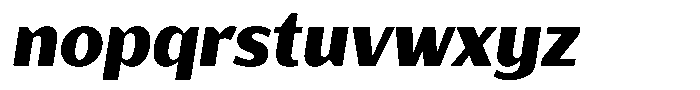 Bankins Normal Bankins Black Xc B Mr A Slant Font LOWERCASE