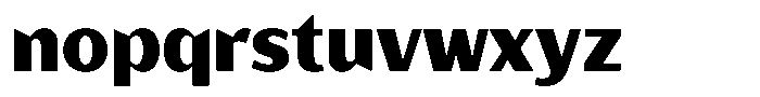 Bankins Normal Bankins Black Xc B Font LOWERCASE