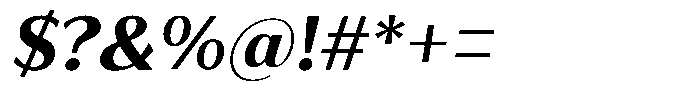 Bankins Normal Bankins Bold Xc A Mr B Slant Font OTHER CHARS