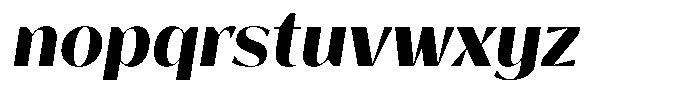 Bankins Normal Bankins Extra Bold Mr A Slant Font LOWERCASE