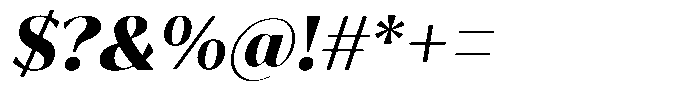 Bankins Normal Bankins Extra Bold Mr B Slant Font OTHER CHARS