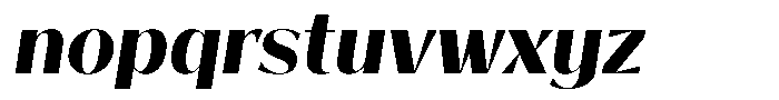 Bankins Normal Bankins Extra Bold Mr B Slant Font LOWERCASE