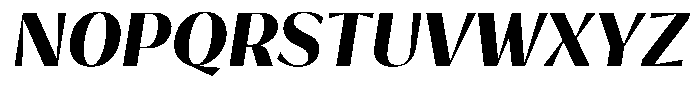 Bankins Normal Bankins Extra Bold Slant Font UPPERCASE
