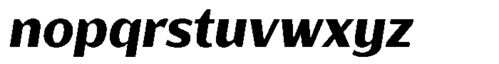 Bankins Normal Bankins Extra Bold Xc B Mr A Slant Font LOWERCASE