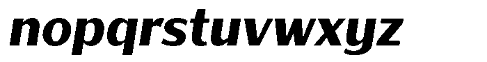 Bankins Normal Bankins Extra Bold Xc B Mr B Slant Font LOWERCASE