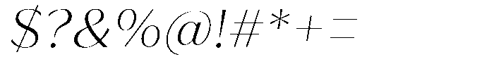 Bankins Normal Bankins Extra Light Mr B Slant Font OTHER CHARS