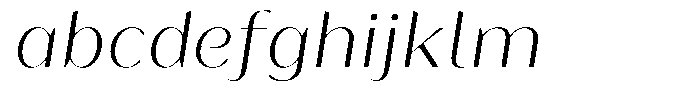 Bankins Normal Bankins Extra Light Slant FONT