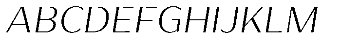 Bankins Normal Bankins Extra Light Xc A Slant Font