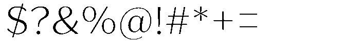 Bankins Normal Bankins Extra Light Xc A Font OTHER CHARS