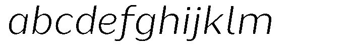 Bankins Normal Bankins Extra Light Xc B Mr A Slant FONT