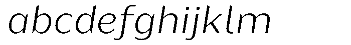 Bankins Normal Bankins Extra Light Xc B Slant FONT