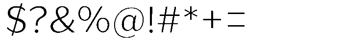 Bankins Normal Bankins Extra Light Xc B Font OTHER CHARS