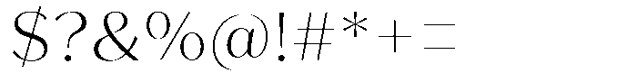 Bankins Normal Bankins Extra Light Font OTHER CHARS