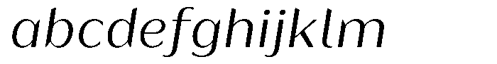 Bankins Normal Bankins Light Xc A Slant FONT