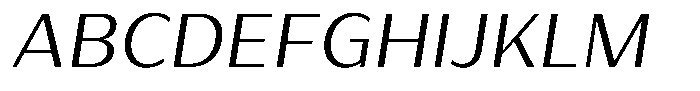 Bankins Normal Bankins Light Xc B Mr B Slant Font UPPERCASE