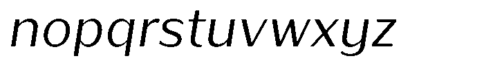 Bankins Normal Bankins Light Xc B Mr B Slant Font LOWERCASE