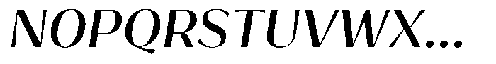 Bankins Normal Bankins Medium Mr B Slant Font UPPERCASE