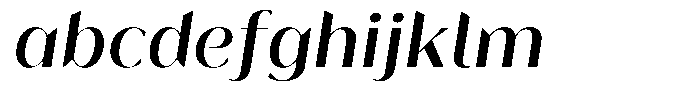 Bankins Normal Bankins Medium Slant FONT
