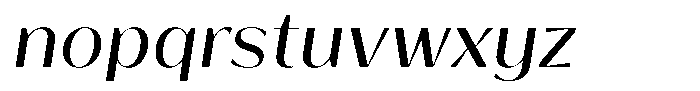 Bankins Normal Bankins Mr A Slant Font LOWERCASE
