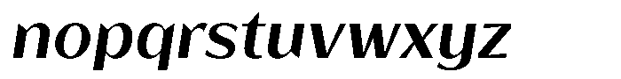 Bankins Normal Bankins Semi Bold Xc A Slant Font LOWERCASE
