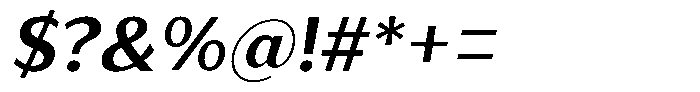 Bankins Normal Bankins Semi Bold Xc B Mr B Slant Font OTHER CHARS