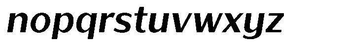 Bankins Normal Bankins Semi Bold Xc B Mr B Slant Font LOWERCASE