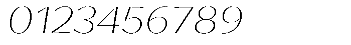 Bankins Normal Bankins Thin Slant Font OTHER CHARS