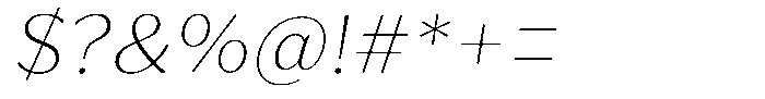 Bankins Normal Bankins Thin Xc A Slant Font OTHER CHARS