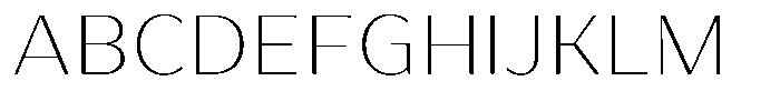 Bankins Normal Bankins Thin Xc A Font UPPERCASE